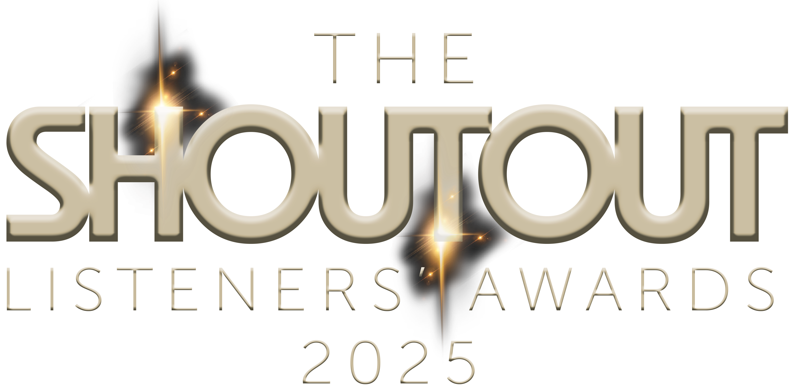 The ShoutOut Listeners' Awards for 2025 logo